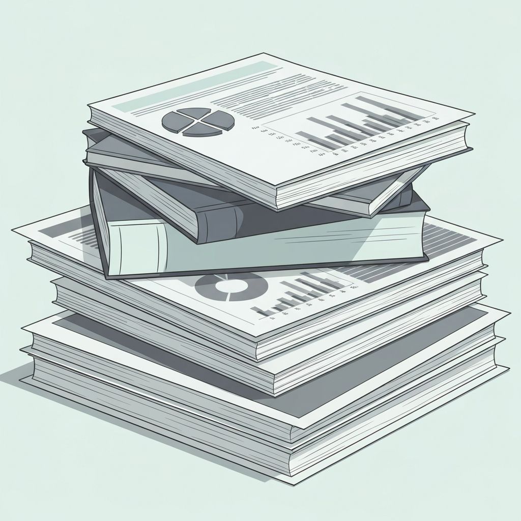 Scientific research papers and studies illustration for evidence-based consensus